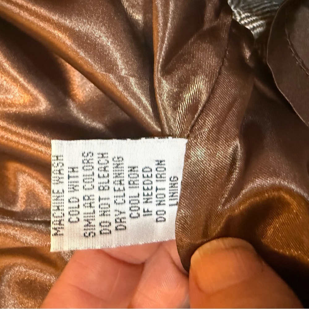 Tulle NWT Brown Herringbone Mini Skirt Large Preppy Academia - Picture 8 of 9